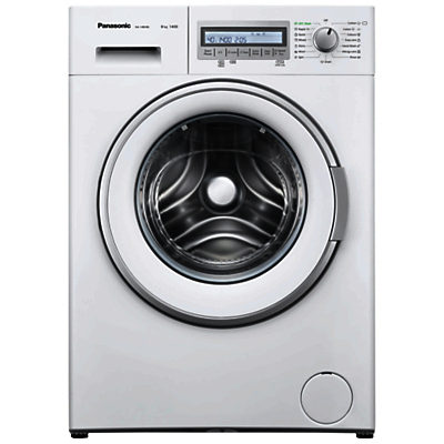 Panasonic NA-148VB6W Freestanding Washing Machine, 8kg Load, A+++ Energy Rating, 1400rpm, White